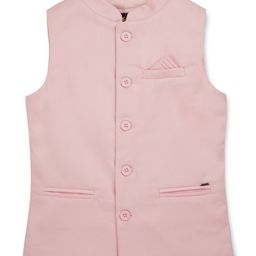 Gini and Jony Boys Mandarin Collar Cotton Nehru Jacket-54