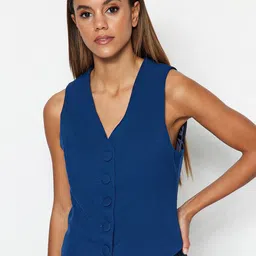 Trendyol Sleeveless V-Neck Waistcoat-picture-15