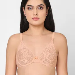 Wacoal Floral Lace Underwired Dry Fit Bra-30