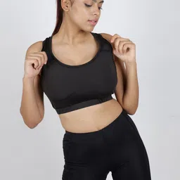 NEVER LOSE Full Coverage 360 Degree Support Removable Padding Workout Bra image 2