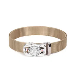HENEDA Men Textured Wide Belt With Slide Auto Lock Buckle-image-78