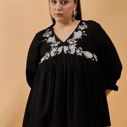 all about you Women Embroidered Empire Top-image-30