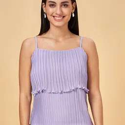 Honey by Pantaloons Self Design Tiered Top-image-44