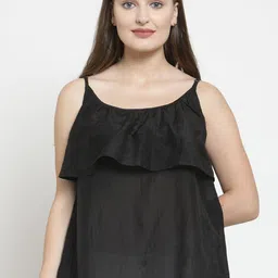 Purple State Cotton Tiered Top-image-35
