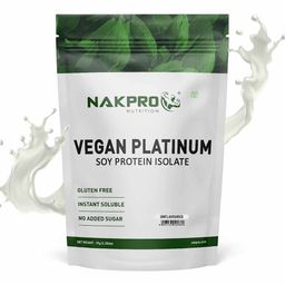 Nakpro Vegan Platinum Soy Protein Isolate,  2.2 lb  Unflavoured -image-26