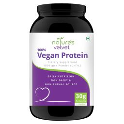 Natures Velvet 100% Vegan Protein,  2.2 lb  Unflavoured -image-51
