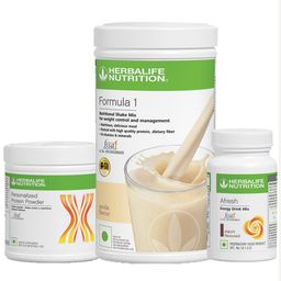 Herbalife Formula 1 Afresh Energy Drink & Protein Powder Combo, 3 Piece(s)/Pack French Vanilla + Elaichi + Unflavoured-15