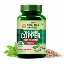 Vlado's Himalayan Organics Plant Based Copper 1700mcg with Green Tea Extract,  120 veggie capsule(s)  Unflavoured -14