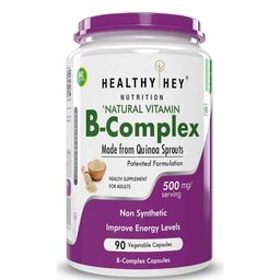 HealthyHey Nutrition Vitamin B-Complex, 90 veggie capsule(s) Unflavoured-15