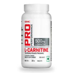 GNC Pro Performance L-Carnitine (500mg),  30 tablet(s)  Unflavoured -0