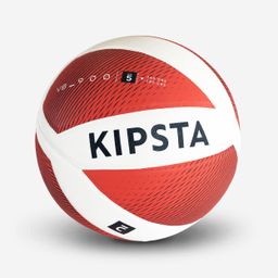 Volleyball Indoor Ball V900 White and Red-picture-24