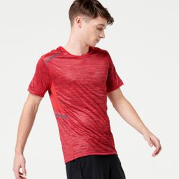 RUN DRY+ MEN'S RUNNING T-SHIRT - MOTTLED RED-image-38