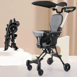 Foldable Stroler Traveling Pram for 0 to 3 Years, New Born Adjustable backrest Stroller-20