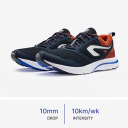 RUN ACTIVE Lightweight Cushioned Men Running Shoes UPTO 10 km/wk - Navy Red-image-72