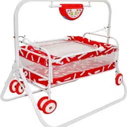 Musical Cradle square pipe for new born baby Cot-image-0