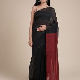 TEEJH Colourblocked Pure Cotton Saree-31