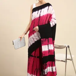 The Chennai Silks Tie and Dye Pure Cotton Fusion Saree-picture-45