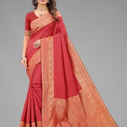 Upalksh Woven Design Zari Kanjeevaram Saree-picture-44