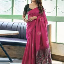 Sanwariya Silk Ethnic Motifs Zari Kanjeevaram Saree-image-68
