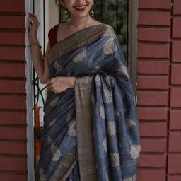 ZIKARAA Woven Design Zari Pure Silk Kanjeevaram Saree-picture-21