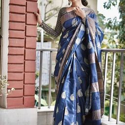 ZIKARAA Woven Design Zari Pure Silk Kanjeevaram Saree-34