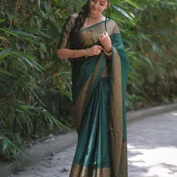 KALINI Zari Detailed Kanjeevaram Saree-47
