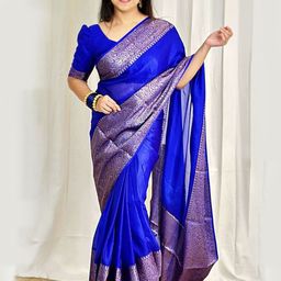 KALINI Zari Kanjeevaram Saree-image-22