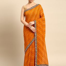 Panzora Leheriya Pure Chiffon Leheriya Saree-58
