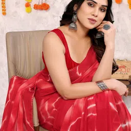 MIRCHI FASHION Tie and Dye Gotta Patti Designer Saree-picture-13