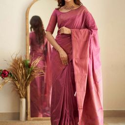 KALINI Woven Designed Zari Kanjeevaram Saree-image-7
