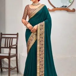 Anouk Woven Design Zari Saree-picture-9