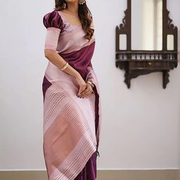 BerMondsey Woven Design Zari Banarasi Saree-image-88