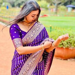 Marziyaa Woven Design Banarasi Saree-image-26