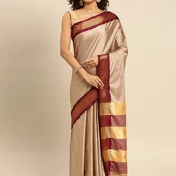 KALINI  Ethnic Motifs Woven Design Zari Pure Silk Saree-image-63