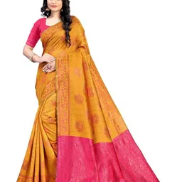 RUNAYA NX Ethnic Motifs Zari Pure Mysore Silk Saree-picture-33