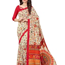 MIRAAN Ethnic Motifs Mysore Silk Saree-35