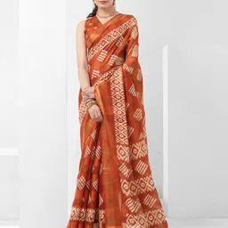 KALINI Ethnic Motifs Printed Zari Bagh Saree-image-23