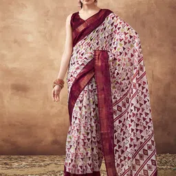 KALINI Bagh Printed Zari Bagh Saree-picture-29