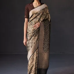BAESD Ethnic Motifs Woven Design Zari Saree-30