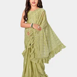 LOOKS AND LIKES Embellished Saree-41