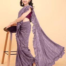 Shrithi Fashion Fab Embellished Zari Supernet Ready to Wear Saree-18