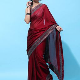 kasee Embellished Beads and Stones Art Silk Saree-image-82