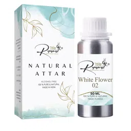 THE RUPAWAT Perfumery House White Flower 02 Natural & Alcohol-Free Attar - 50 ml-image-33