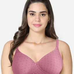 VStar Floral Printed Medium Coverage All Day Comfort Lightly Padded T-Shirt Bra-image-64