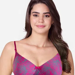 VStar Abstract Printed Medium Coverage All Day Comfort Lightly Padded T-Shirt Bra-picture-7