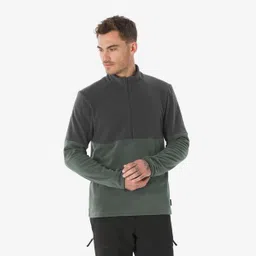 quechua Men’s Mountain Walking Half-zip Fleece MH500 - Green-picture-21