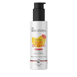 THE SKIN STORY SPF 50 PA+++ Matte Finish Moringa Sunscreen - 100 g-47