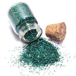 KINGDOM OF LASHES Vegan Glitter Eyeshadow - Glamour Green-image-40