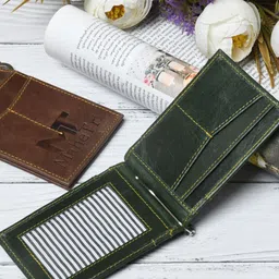 MaheTri Men Leather Two Fold Wallet-picture-14