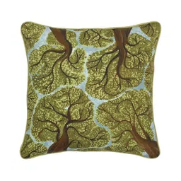 House This Green Set of 2 Abstract Square Cushion Covers image 3
